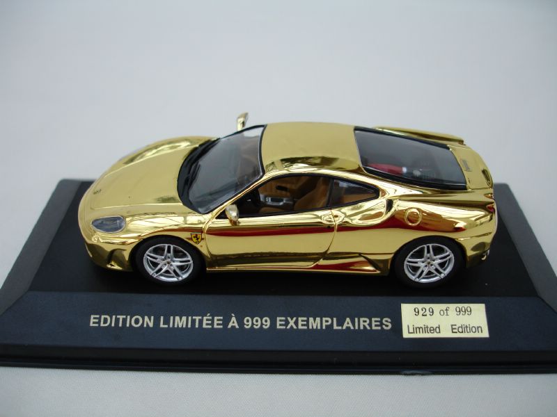 Gold Plated Ferrari F430 Limited Edition of