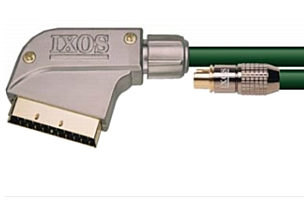 Ixos 136AV 1.5m Ingot Scart to S-Video Cable