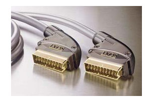 Ixos XHT801-150 1.5m Silver Plated Scart to Scart Lead