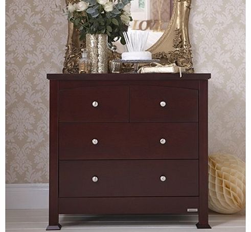 Bailey Sleigh Chest Of Drawers-Mahogony