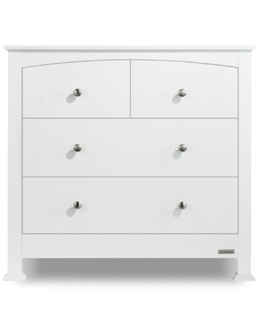 Izziwotnot Tranquillity white chest of drawers