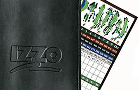 Golf Leather Scorecard Holder