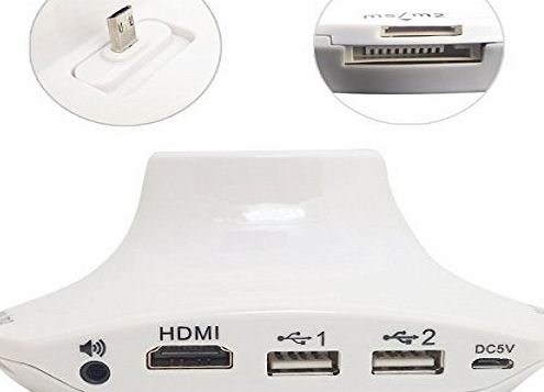 J-Bonest Multi Function Charger Dock MHL HDMI OTG Desktop for Mobile phone Samsung Galaxy S3/S4/S5/Note2/Note3 and Galaxy Tab310/311