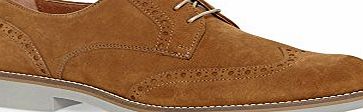 J By Jasper Conran Mens Designer Tan Brogue Shoes 8