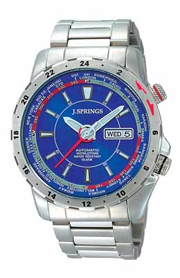 J.SPRINGS Automatic Traveler Blue Dial Gents
