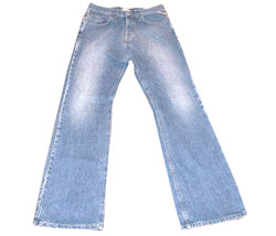 Vintage worn bootcut jeans