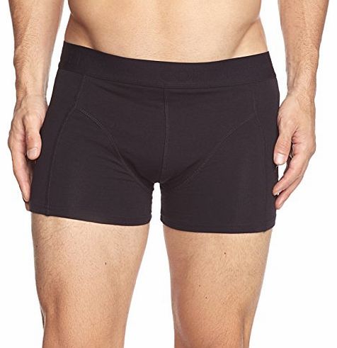 Jack & Jones Mens Blain Trunks Core Plain Boxer Shorts, Black (Black Black), Medium