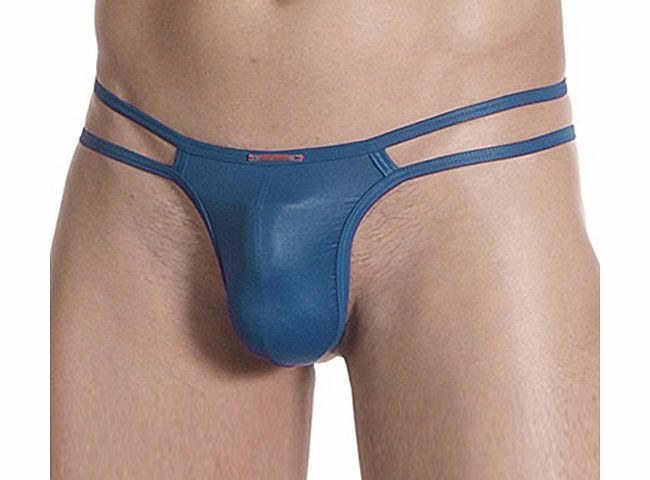Jack Smith Sexy Mens Thongs Bikini Jock T-back Low Rise G-strings Underwear Blue (M)