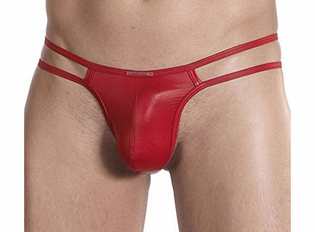 Jack Smith Sexy Mens Thongs Bikini Jock T-back Low Rise G-strings Underwear Red (M)
