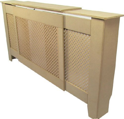 Radiator Cover Radiator Cabinet Traditional Style MDF - Adjustable - 1300mm upto 1950mm