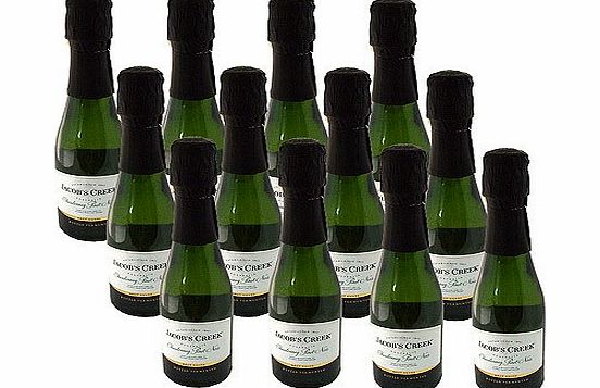 Jacobs Creek Chardonnay Pinot Noir 20cl Miniature Sparkling Wine - 12 Pack