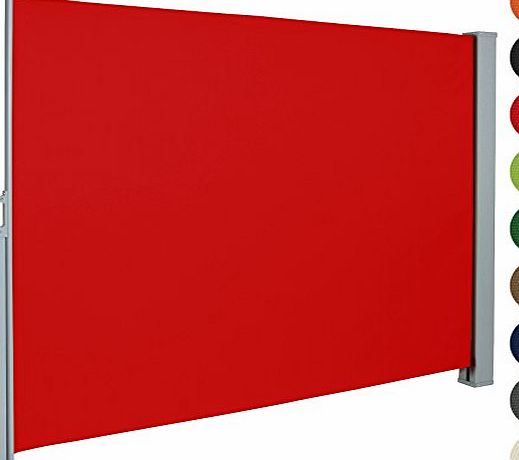 Jago Side Awning in DIFFERENT COLOURS AND SIZES (Red, 300 x 160 cm)