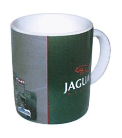 Jaguar Jaguar Car Mug (Green/White)