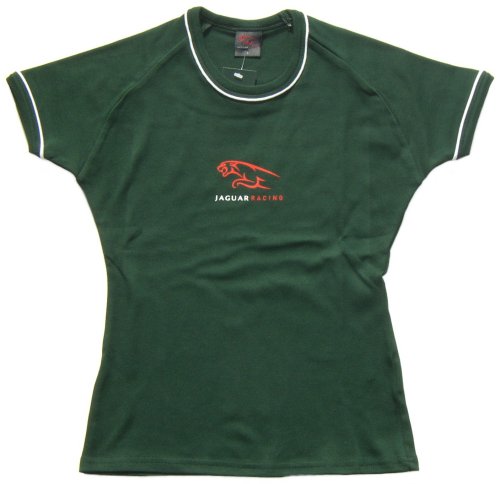 Ladies Raglan Ringer T-Shirt Green