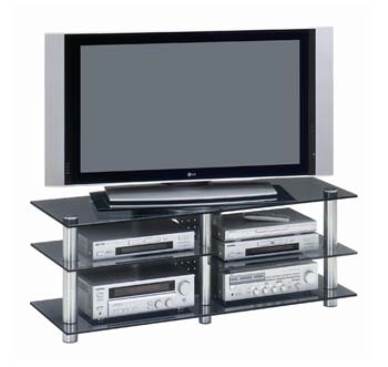Jahnke Furniture Studio 33 Glass LCD TV Stand - WHILE STOCKS LAST!