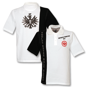 Jako 09-10 Eintracht Frankfurt Polo Shirt - White/Black