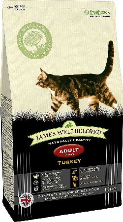 James Wellbeloved, 2102[^]0138694 Adult Cat Kibble Turkey and
