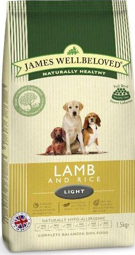 James Wellbeloved, 2102[^]0138555 Light Kibble Lamb and Rice