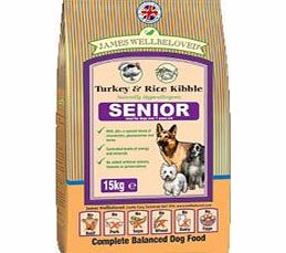 Senior Turkey and Rice Kibble 15 kg