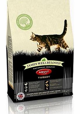 James Wellbeloved Turkey Adult Dry Cat Food 10 Kg