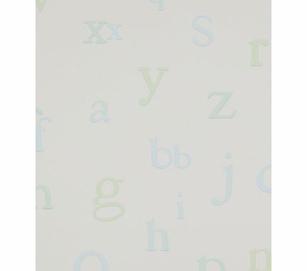 Jane Churchill Alphabet Wallpaper