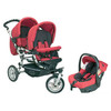 jane Powertwin Pushchair and 1 Strata Group 0 