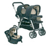 jane Twin Two Pushchair with Strata Car Seat