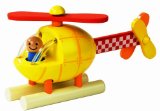 Janod Wooden Magnetic Helicopter