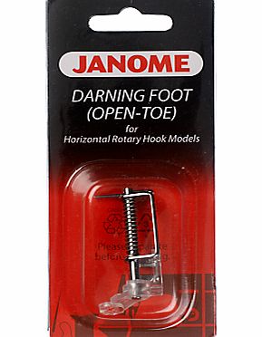 Janome Open Toe Embroidery Darning Foot