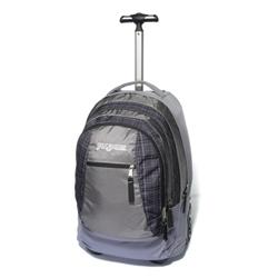 Jansport Driver 8 Wheeled Bag - Grey Plaid