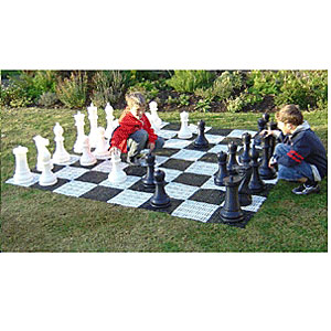 Jaques Giant Outdoor Chess Game Set with
