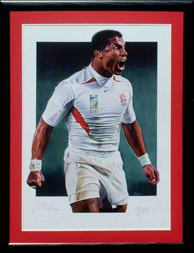 Jason Robinson signed and framed limited edition print
