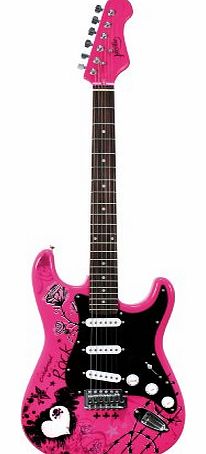 ST1-PP ST Style Electric Guitar - Pink Punk