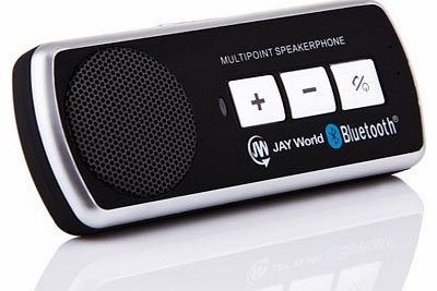 JAY World Drive Safe Bluetooth Handsfree Car Kit. The Original Multipoint Bluetooth Speakerphone. Supports: Apple iPhone, Samsung, Galaxy S4, S3, S2, Google Nexus 4, Blackberry, HTC, Sony, Nokia and