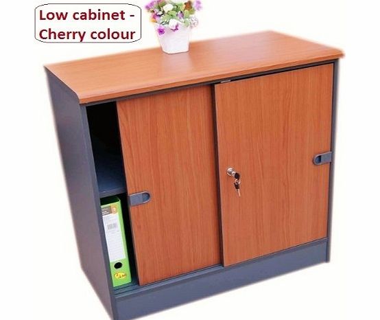 New Furniture! Office Cupboard / Low Cabinet / Home Storage Cupboard- Cherry