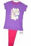 JEDWARD OFFICAL GIRLS PYJAMAS IN PURPLE AND PINK. SIZE 9-10 YEARS
