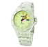 Jeep MENS YELLOW FACE WATCH WITH STEEL STRAP