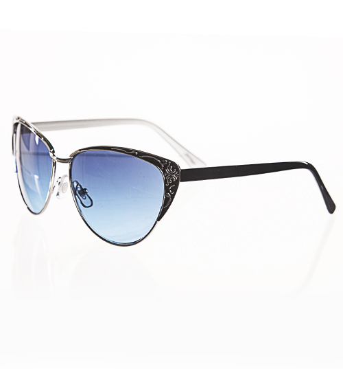 Retro Black Elma Sunglasses from Jeepers Peepers