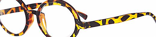 Jeepers Peepers Tortoiseshell Retro Round Clear Geek Clive