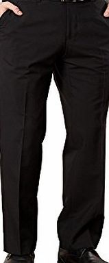 Jeff Banks Designer Black Wool Blend Trousers