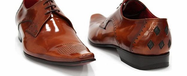 G851T Cheap Mens Jeffery West Designer Wedding Office Formal Smart Shoes Size Uk 9