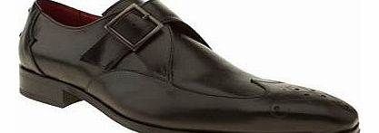 mens jeffery west black capone monk shoes