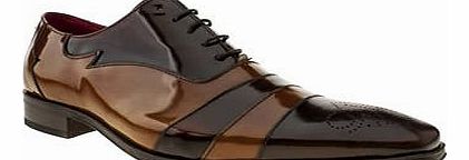 Jeffery West mens jeffery west brown scarface panel shoes