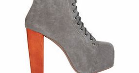 Lita grey suede boots