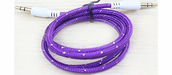 Jellybean Gorilla STRONG UNIVERSAL BRAIDED 3.5mm Jack to Jack Plug Audio Headphone Aux Cable Lead Male to Male Car Stereo
