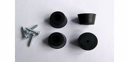 Jellyfish Audio Medium Rubber Feet x 4 for Marshall Amplifier Cabinet and other amps