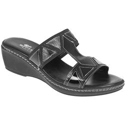 Female Cordelia Leather Upper Leather Lining Casual in Black, Pewter