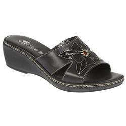 Jessica Female Genevieve Leather Upper Leather Lining Casual in Black, Pewter