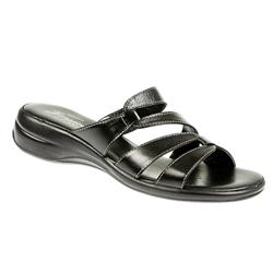 Jessica Female Quartz Leather Upper Leather Lining Comfort Small Sizes in Black