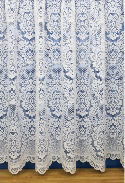 Jessica White Lace Curtains